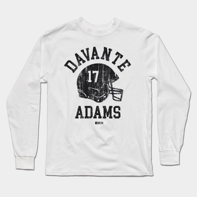 Davante Adams Las Vegas Helmet Font Long Sleeve T-Shirt by TodosRigatSot